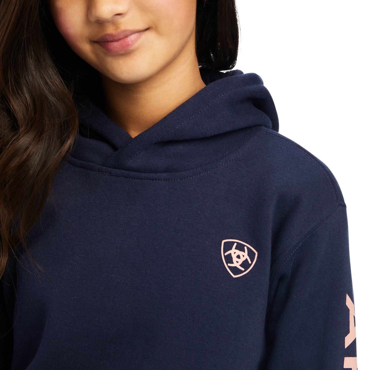 Ariat Girl's R.E.A.L. Arm Logo Hoodie