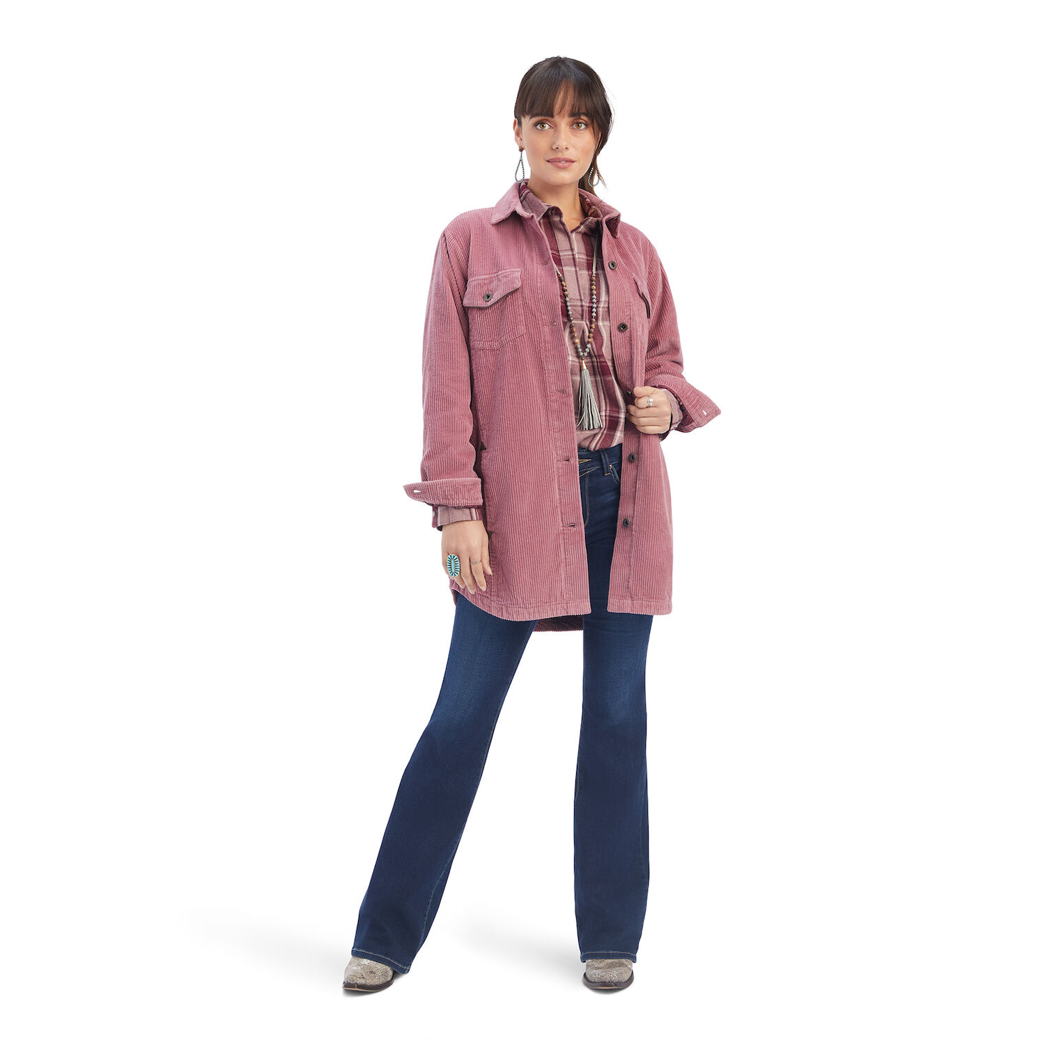 Ariat Women's On the Run Shacket Shirt Jacket