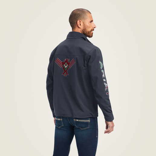 Ariat Men's Thunderbird Team Softshell Jacket in Ebony Coats