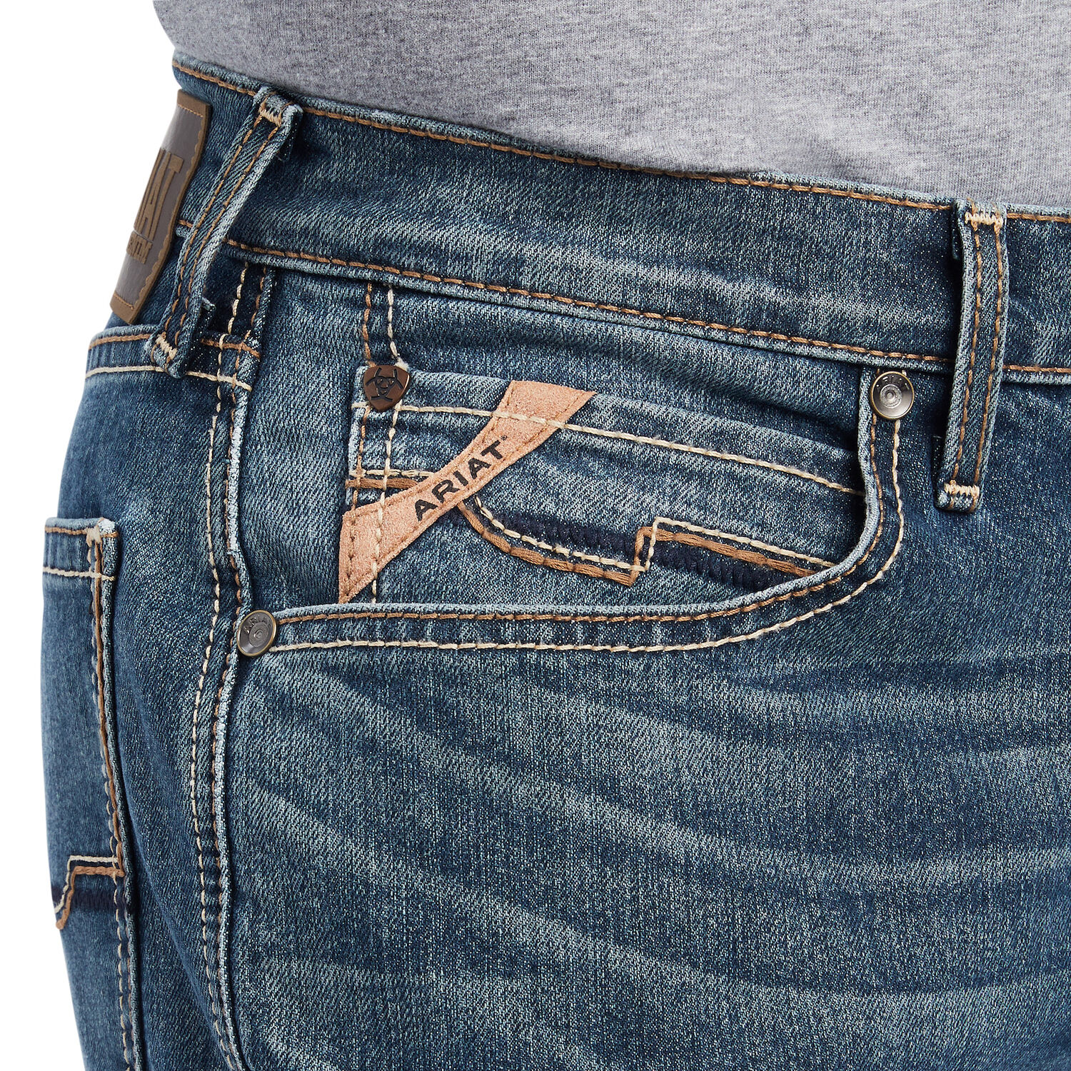 Ariat Men's M4 Relaxed Silvano Straight Jean 