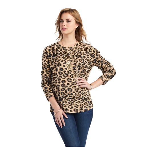 Ariat Women's Wild Life Shirt in Cheetah