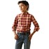 Ariat Boy's Pro Nayel Classic Fit Shirt in Tango Red