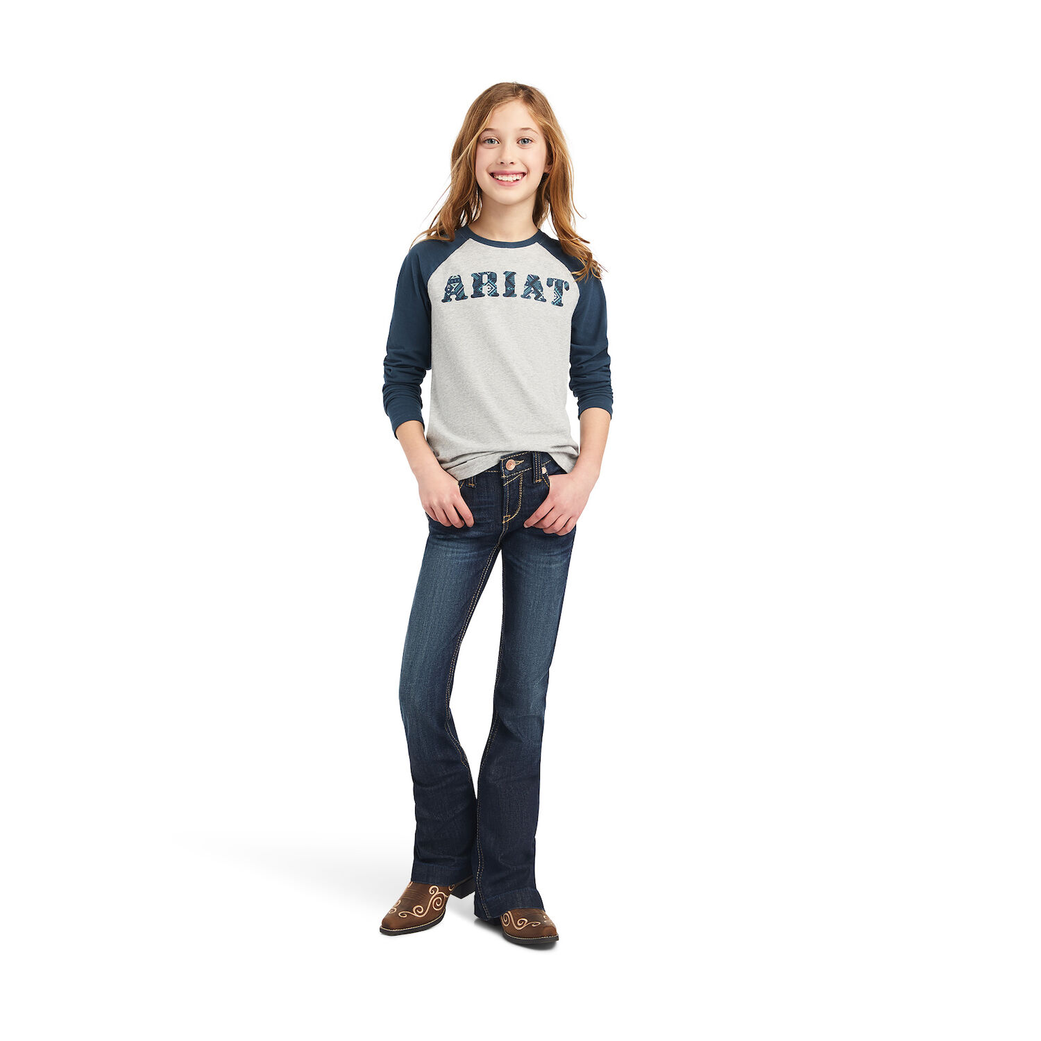 Ariat Girl's R.E.A.L. Zuma Baseball Shirt