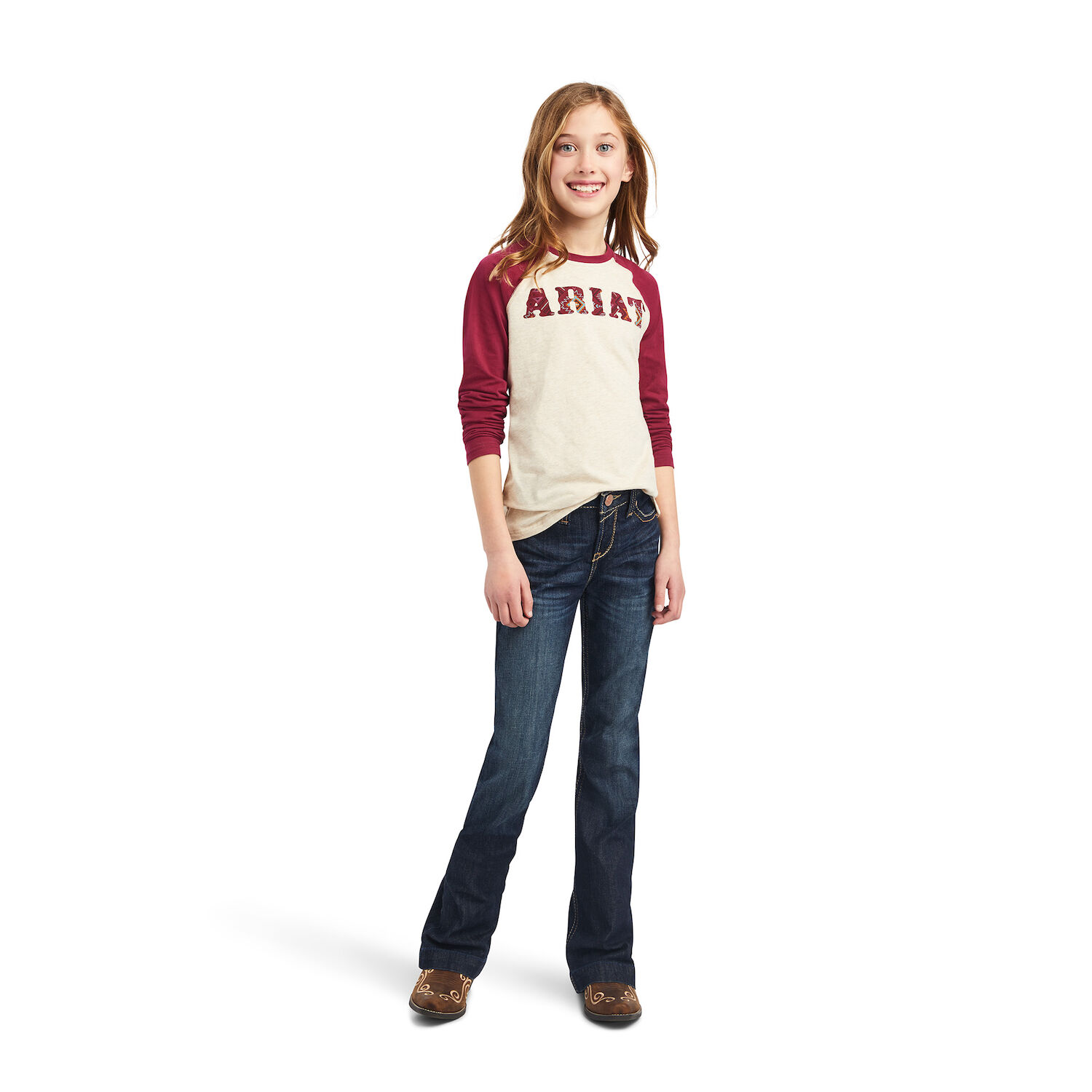 Ariat Girl's R.E.A.L. Zuma Baseball Shirt