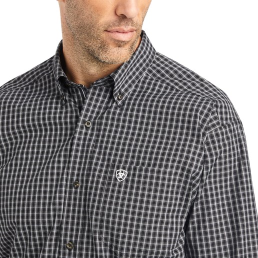 Ariat Men's Pro Series Kyrie Classic Fit Shirt in Black