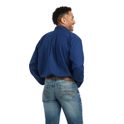 Ariat Men's Pro Series Gidion Classic Fit Shirt in Peacoat