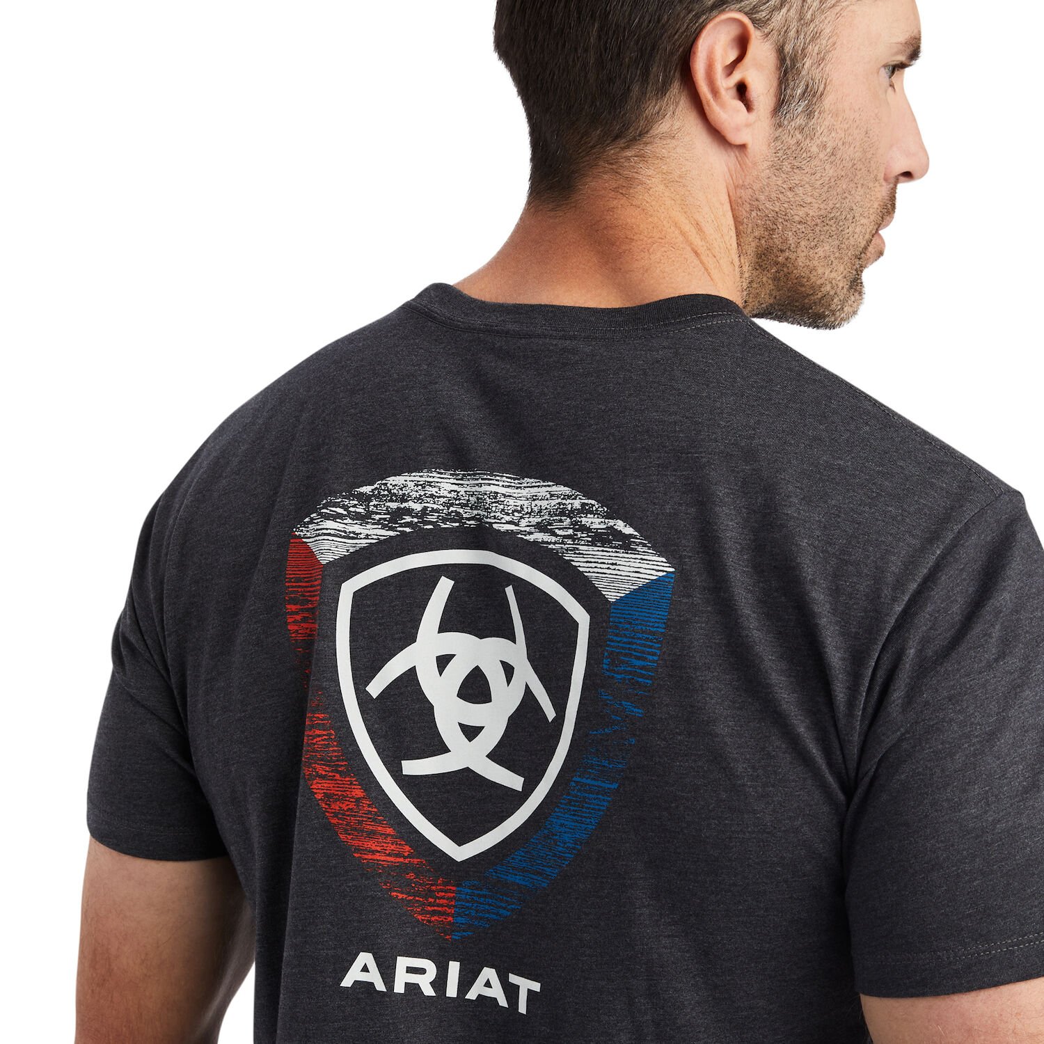 Ariat Men's Woodgrain Shield T-Shirt