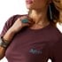 Ariat Women's Rodeo Poster T-Shirt in Burgundy Heather