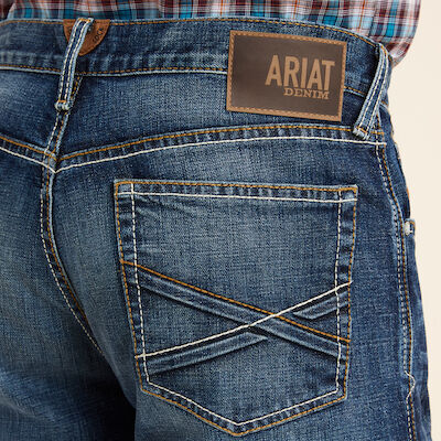 Men's M2 Traditional Relaxed 3D Rancher Boot Cut Jean in Bixby