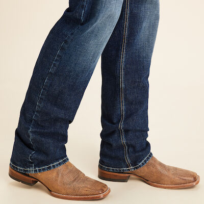 Men's M2 Traditional Relaxed 3D Rancher Boot Cut Jean in Bixby