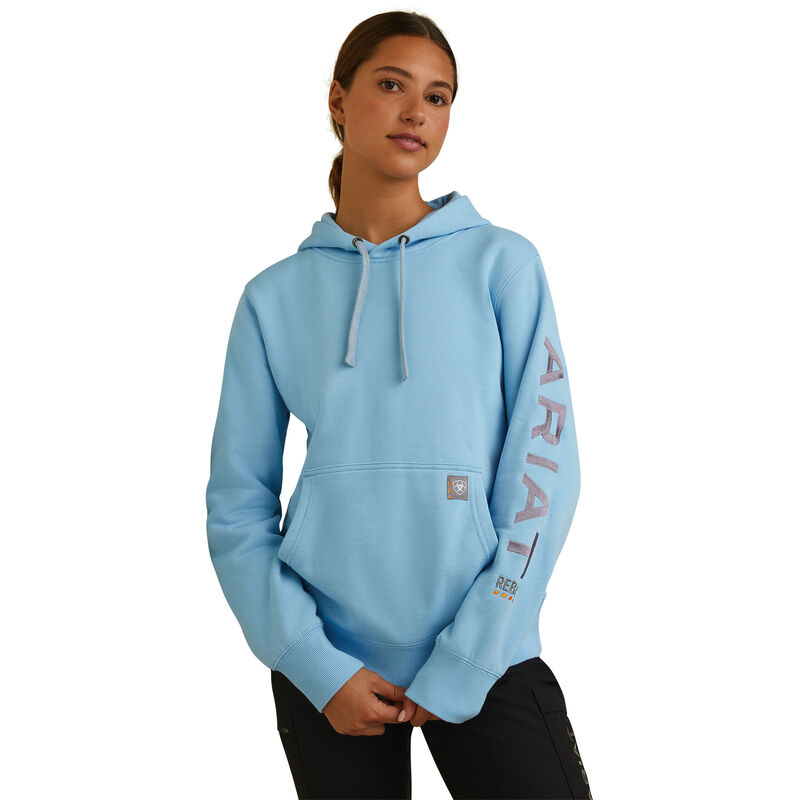 Women's Rebar Graphic Hoodie in Blue