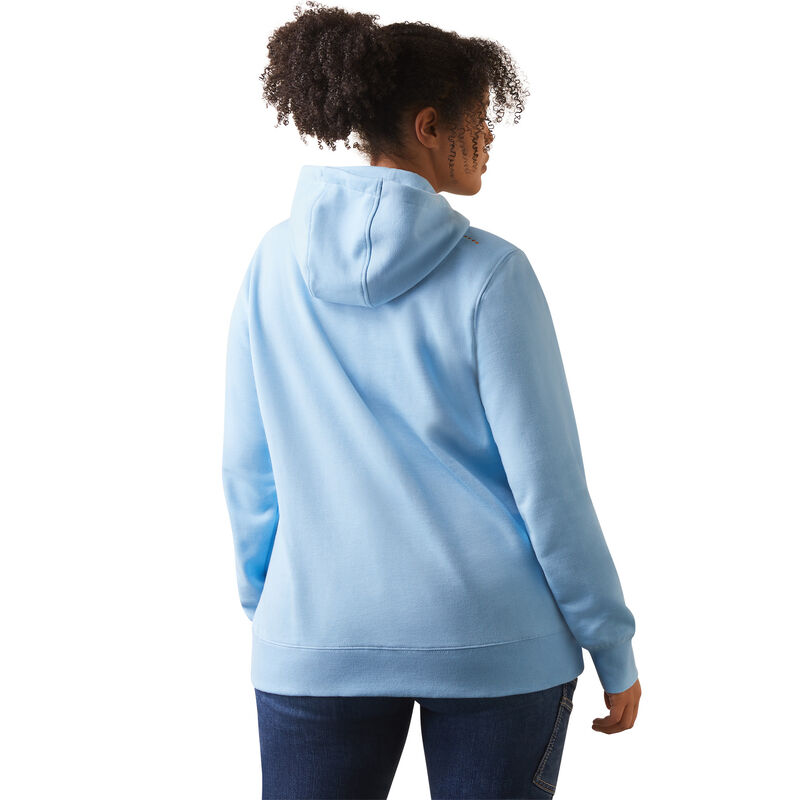 Women's Rebar Graphic Hoodie in Blue