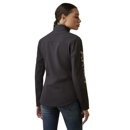 Women's New Team Softshell Jacket in Black