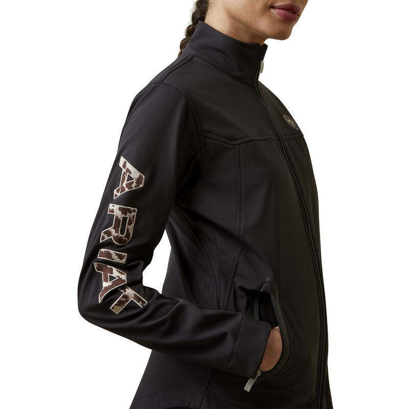 Women's New Team Softshell Jacket in Black
