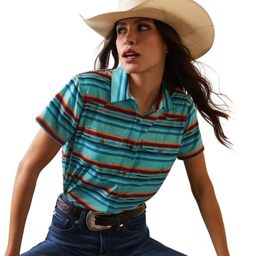 Women's Western VentTEK™ Shirt in Blue