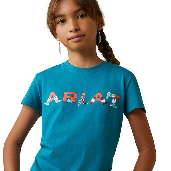 Ariat Girl's R.E.A.L. Boot Kickin' T-Shirt