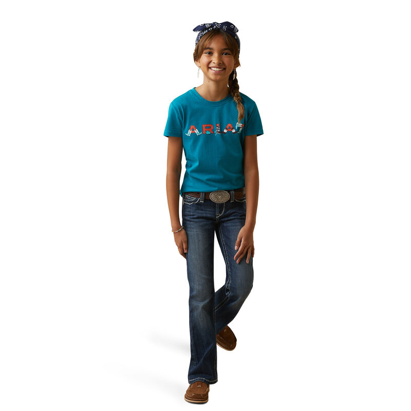 Ariat Girl's R.E.A.L. Boot Kickin' T-Shirt