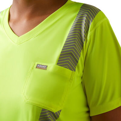 Women's Rebar Hi-Vis ANSI T-Shirt in Yellow