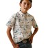 Boy's Krish Classic Fit Shirt in White