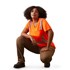 Women's Rebar Hi-Vis ANSI T-Shirt in Orange
