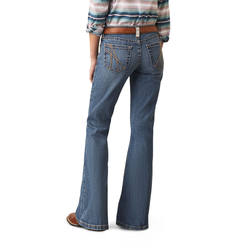 Ariat Girl's R.E.A.L. Hallie Flare Jean