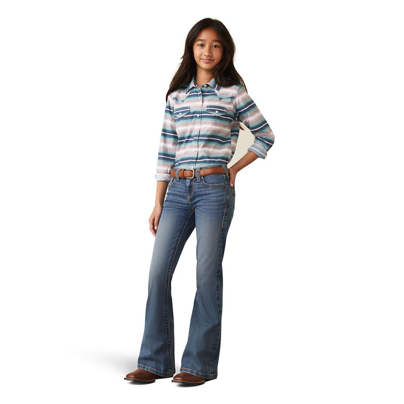 Ariat Girl's R.E.A.L. Hallie Flare Jean