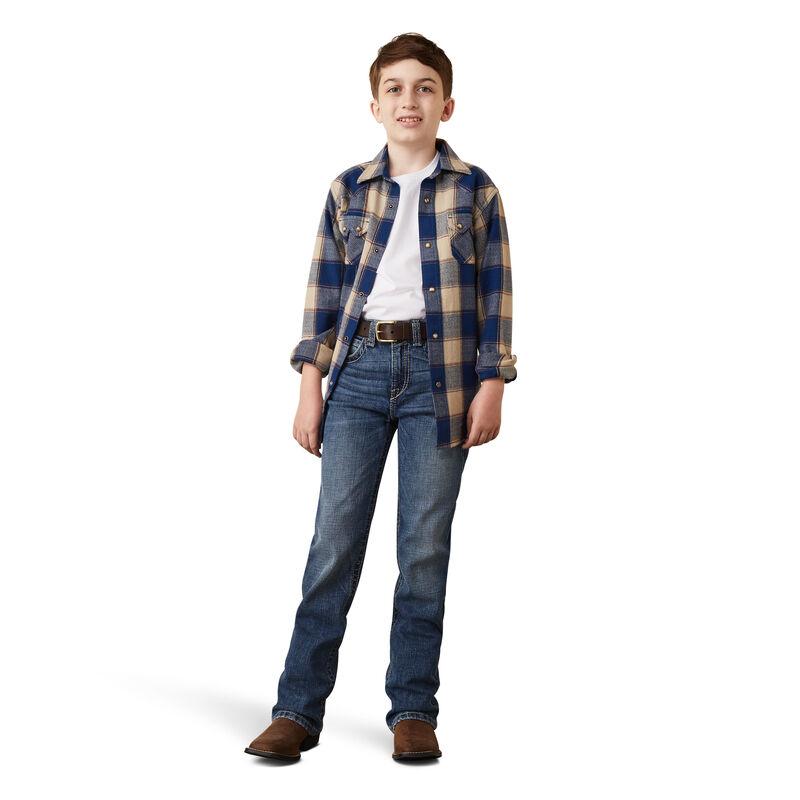 Ariat Boy's B4 Relaxed Graysill Bootcut Jean