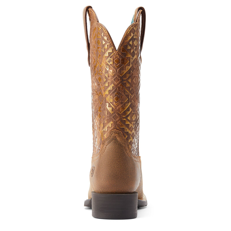 Ariat Women's Round Up Wide Square Toe Western Boot
