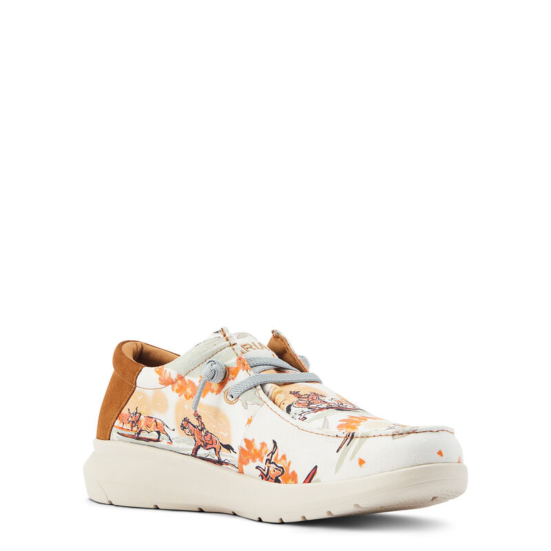 Men's Hilo Western Aloha in Tan