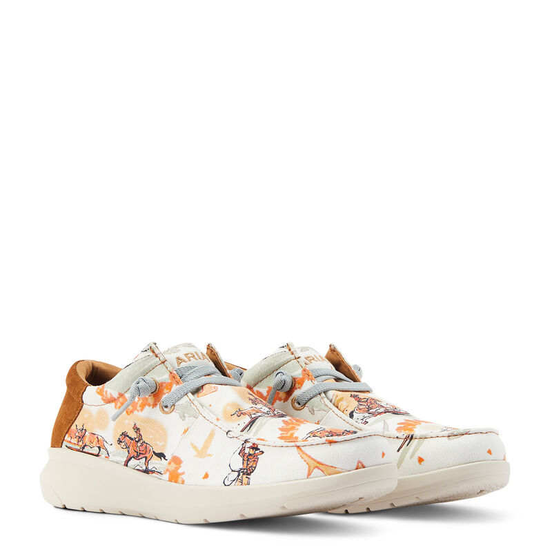 Men's Hilo Western Aloha in Tan