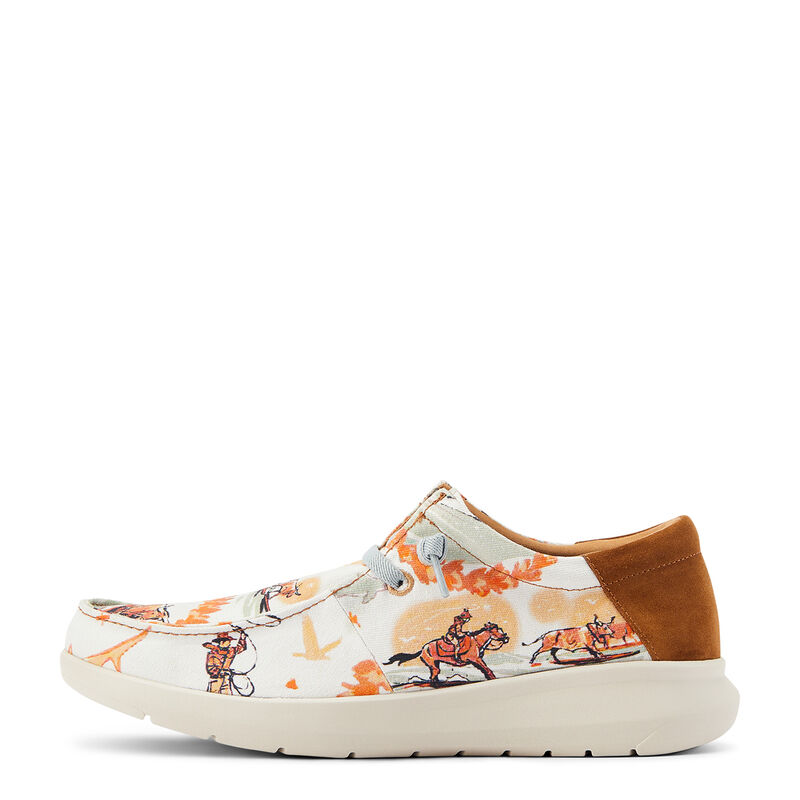 Men's Hilo Western Aloha in Tan