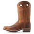 Men's Hybrid Roughstock Square Toe Western Boot in Brown