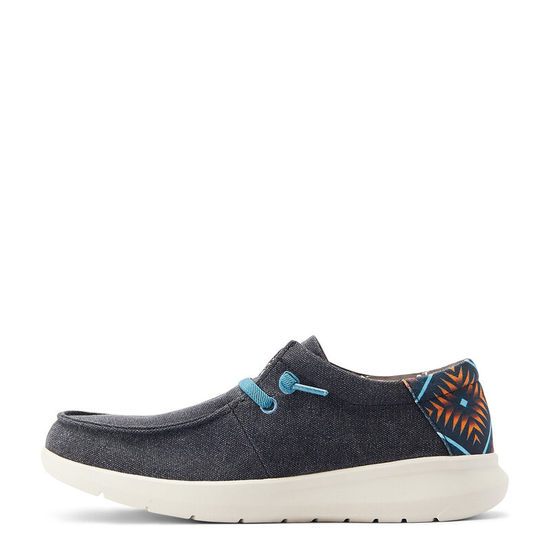 Men's Hilo Stretch Lace in Gray/Blue Aztec