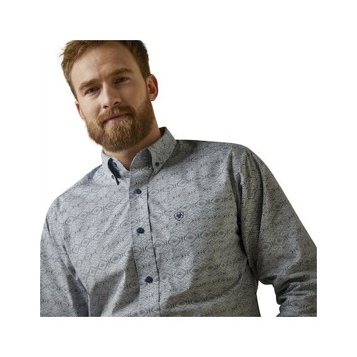 Men's Orville Fitted Shirt in Blue