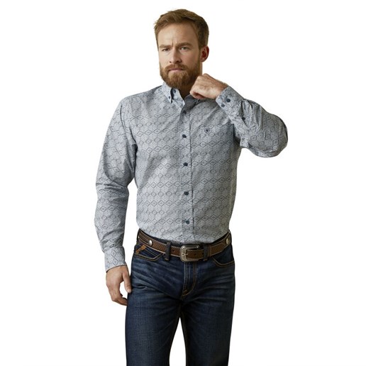 Men's Orville Fitted Shirt in Blue