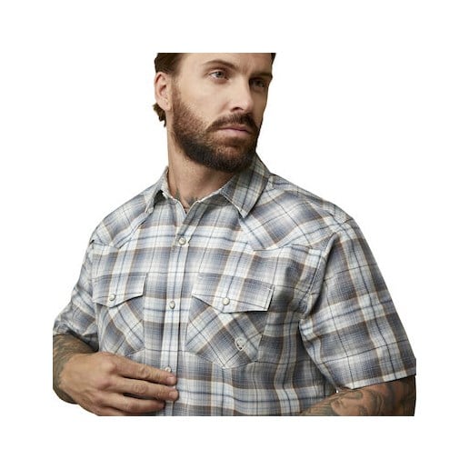 Men's Hargo Retro Fit Shirt in Brown