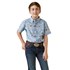 Boy's Mauricio Classic Fit Shirt in Blue