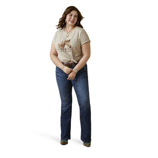 Women's Caballo T-Shirt in Oatmeal