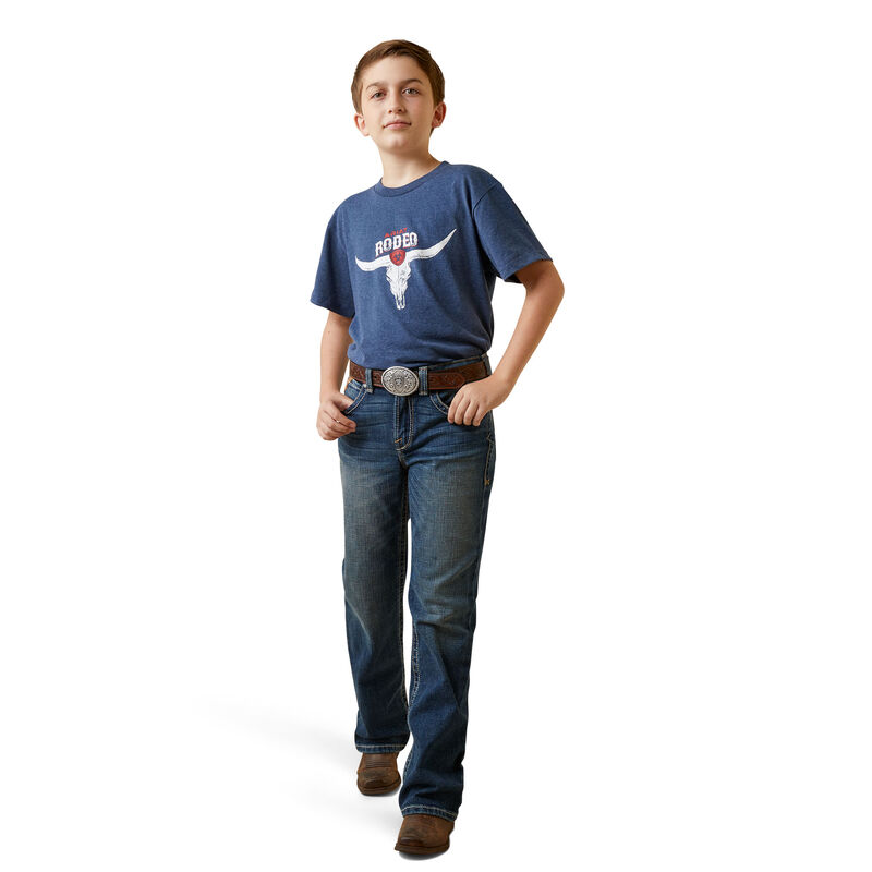 Ariat Boy's Ariat Rodeo Skull T-Shirt
