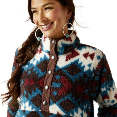 Ariat Women's Berber Snap Front Sweatshirt