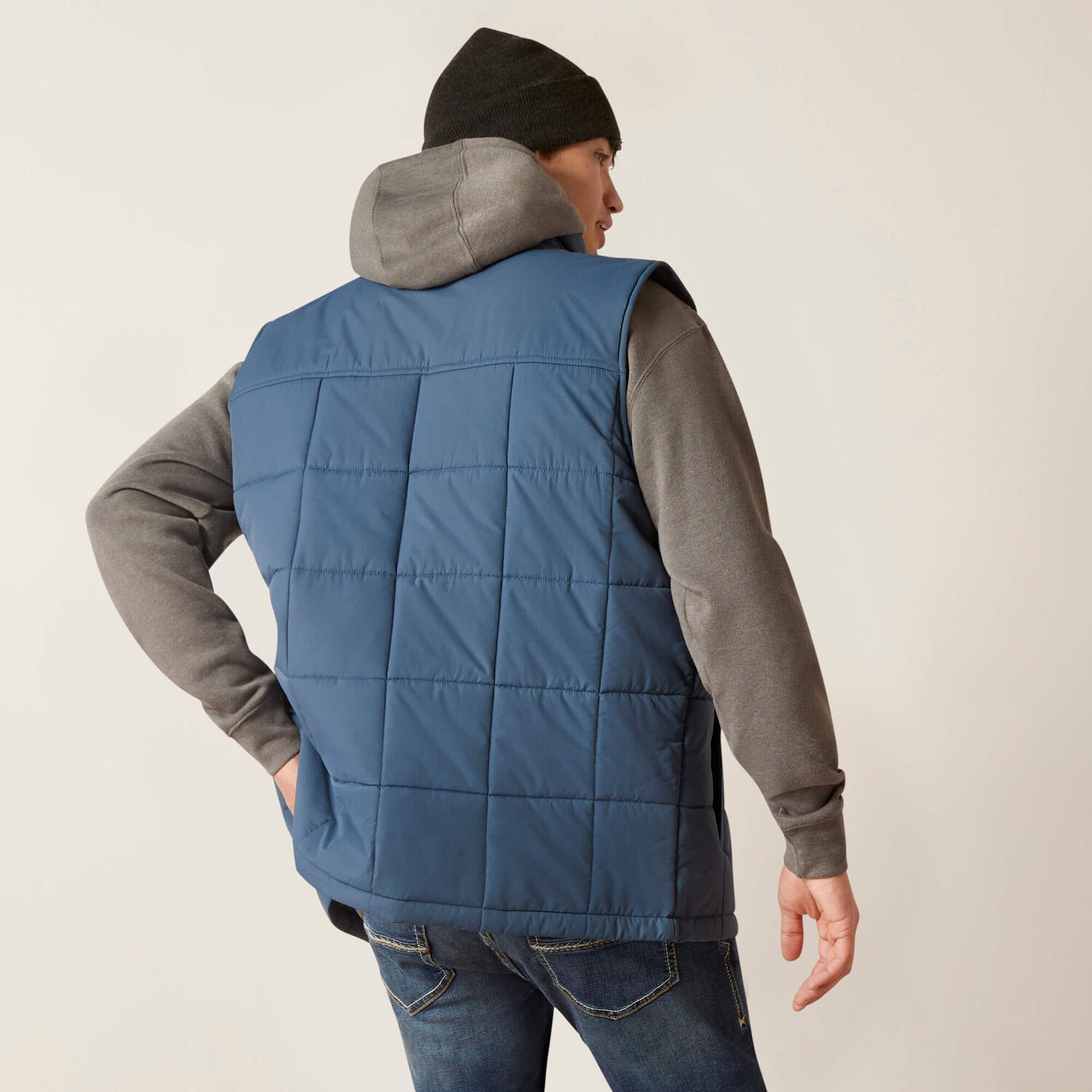 Ariat Men's Crius Insulated Vest in Steely