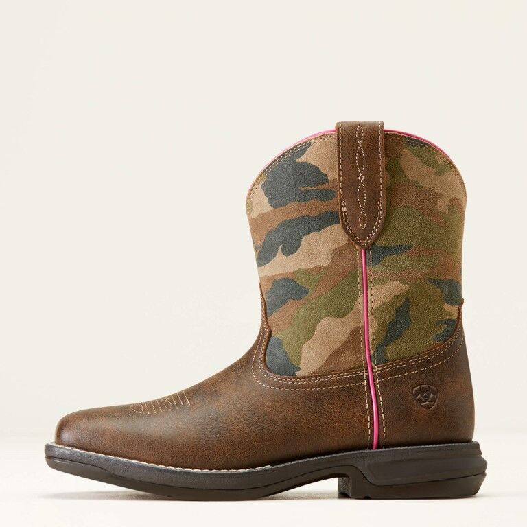 Ariat Women's Anthem Shortie Myra Western Boot in Brown Bomber