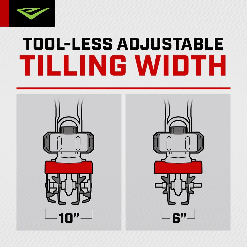 Earthquake MC440 40cc Gas Cultivator, 10 in.