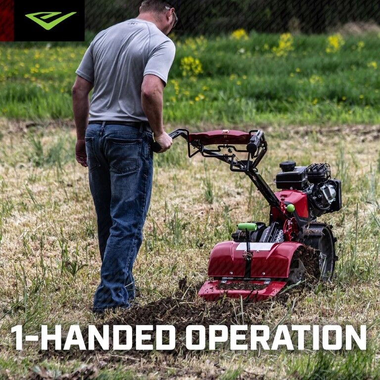 Earthquake Pioneer 99cc Viper Gas Rear Tine Tiller, 17 in.