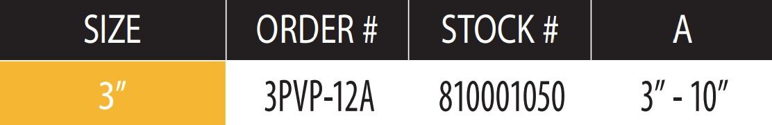 DuraVent PelletVent Pro Galvalume Pipe Extension, 3-In x 3-In To 10-In