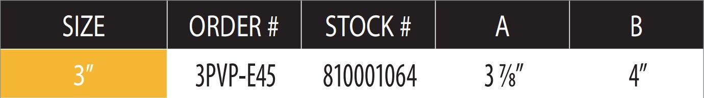 DuraVent PelletVent Pro 45° Elbow, 3-In