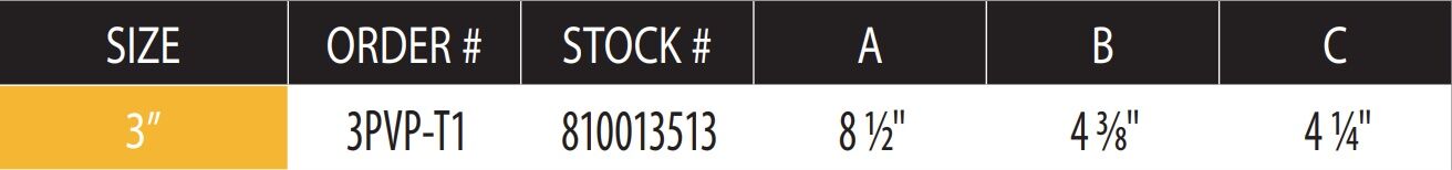 DuraVent PelletVent Pro Single Tee With Clean-Out Tee Cap, 3-In