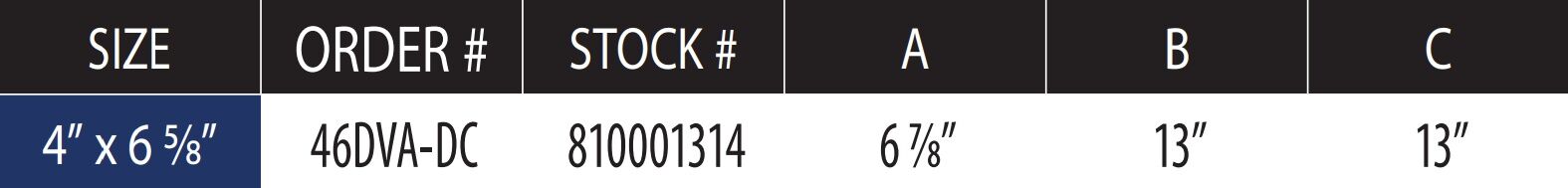 DuraVent DirectVent Pro Decorative Cover, 4-In x 6 5/8-In