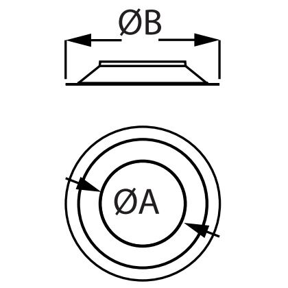 DuraVent PelletVent Pro Stovepipe Storm Collar, 4-In