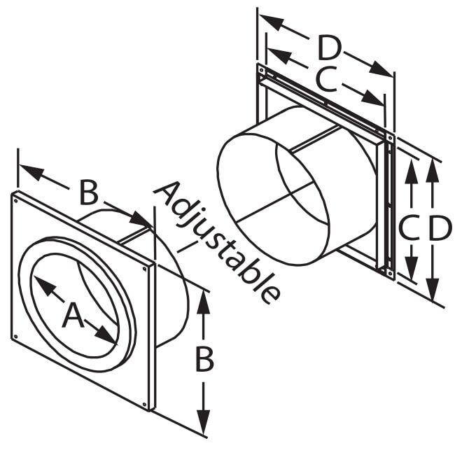DuraVent Wall Thimble, 6-In